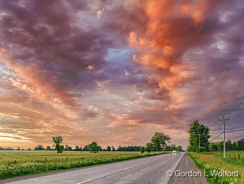 Clouds In Sunrise_24351.jpg - Photographed near Smiths Falls, Ontario, Canada.